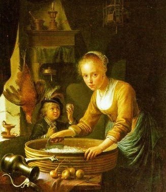 woman cooking
